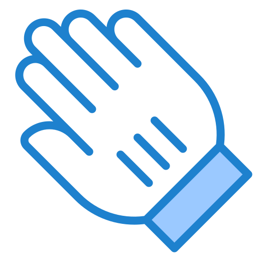hand srip Blue icon
