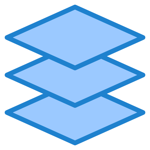 Layer srip Blue icon