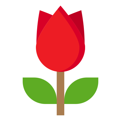 kwiat srip Flat ikona