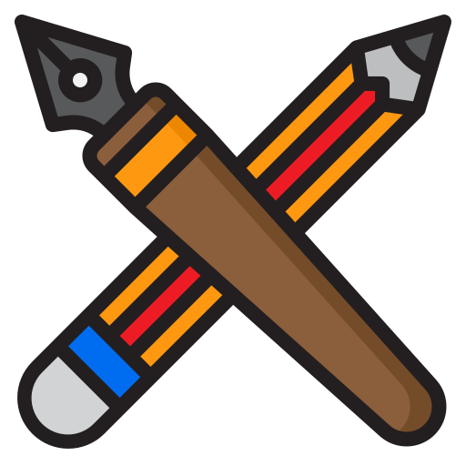 Stationery srip Lineal Color icon
