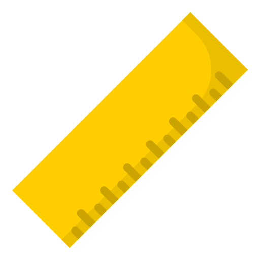 Ruler srip Flat icon