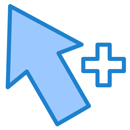 선택 추가 srip Blue icon