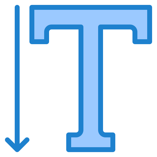 フォント srip Blue icon