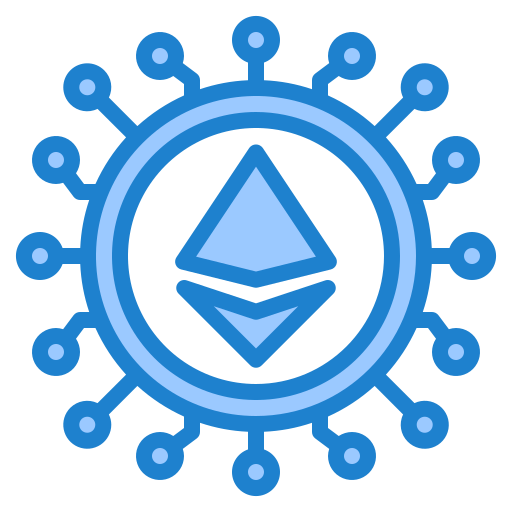 ethereum srip Blue ikona