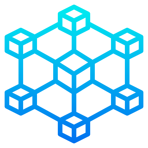 blockchain srip Gradient icono