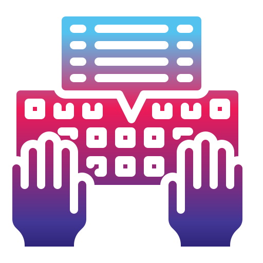 キーボード Generic Flat Gradient icon