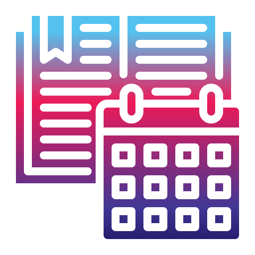 calendario Generic Flat Gradient icono