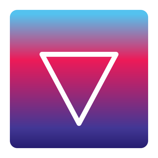 Down arrow Generic Flat Gradient icon