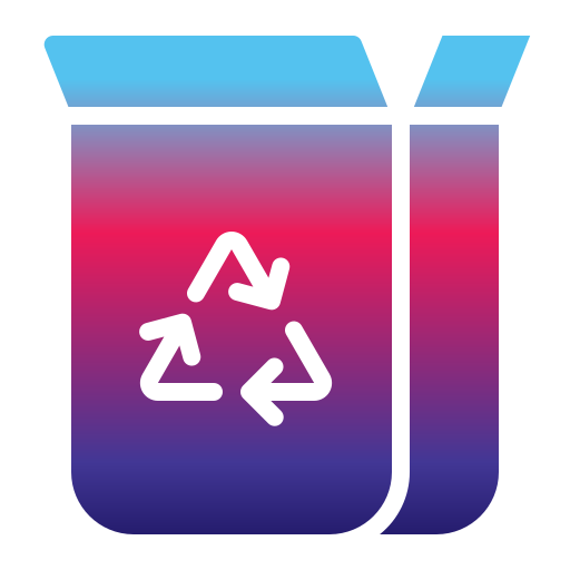 Recycle bag Generic Flat Gradient icon