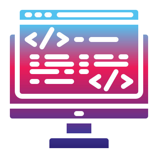 Coding Generic Flat Gradient icon