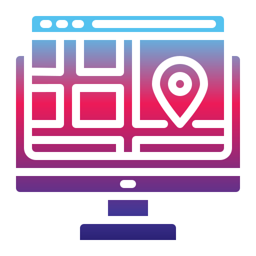 mapa Generic Flat Gradient ikona