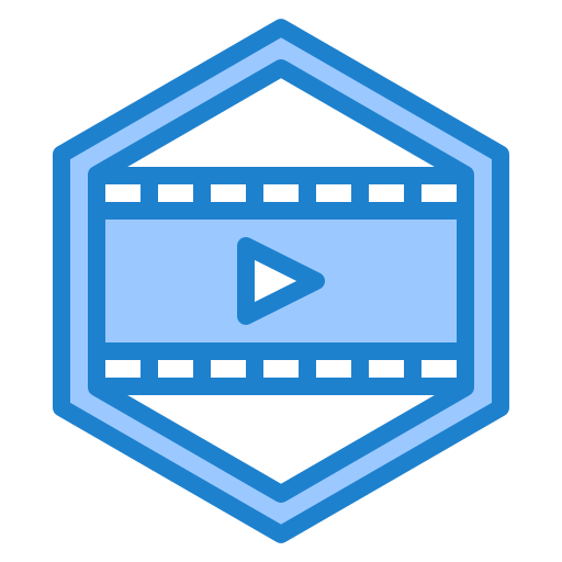 Video srip Blue icon