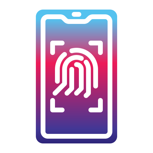 Fingerprint scan Generic Flat Gradient icon