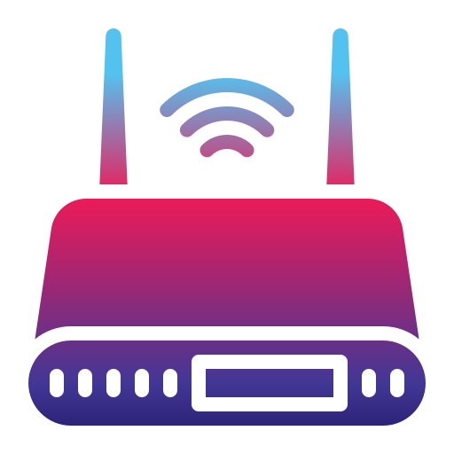router Generic Flat Gradient icona
