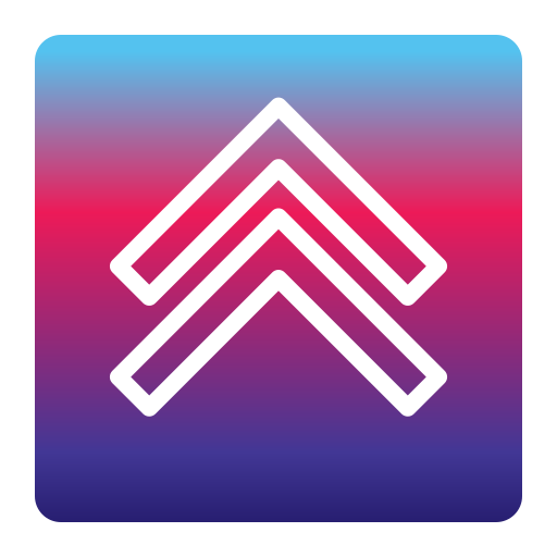 上矢印 Generic Flat Gradient icon