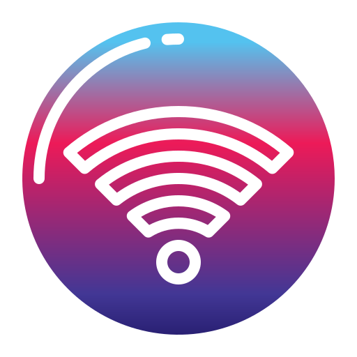 conexión wifi Generic Flat Gradient icono