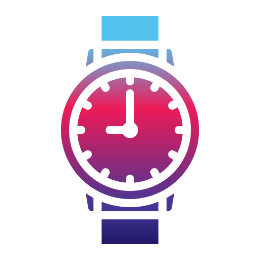 orologio da polso Generic Flat Gradient icona