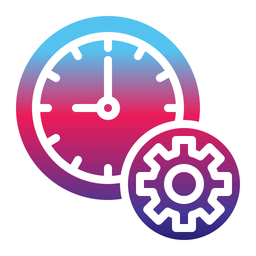 reloj Generic Flat Gradient icono