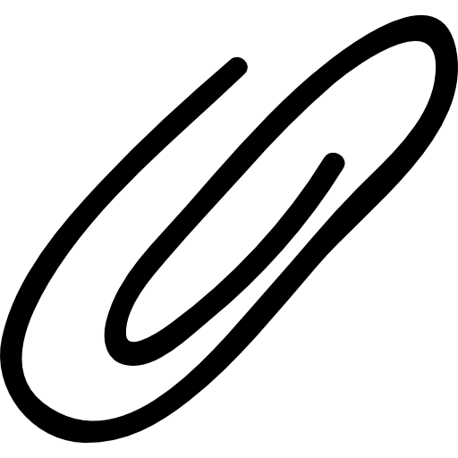 Paper clip  icon