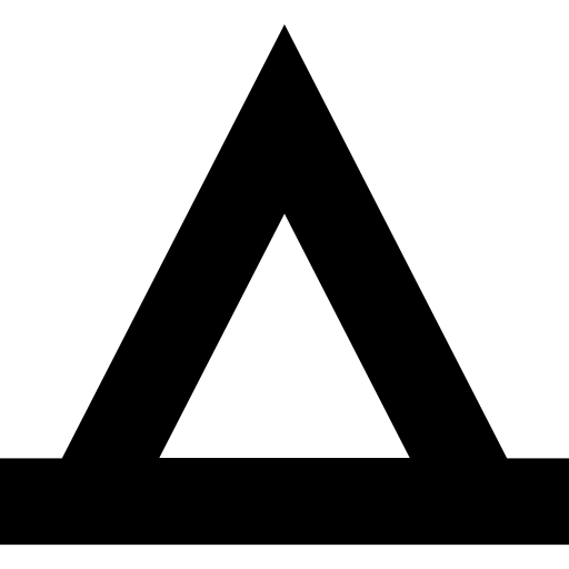 montaña angular  icono