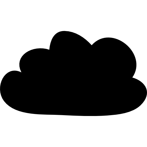 zwykła chmura  ikona