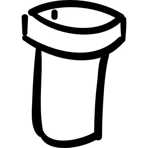 bicchiere di plastica per caffè  icona