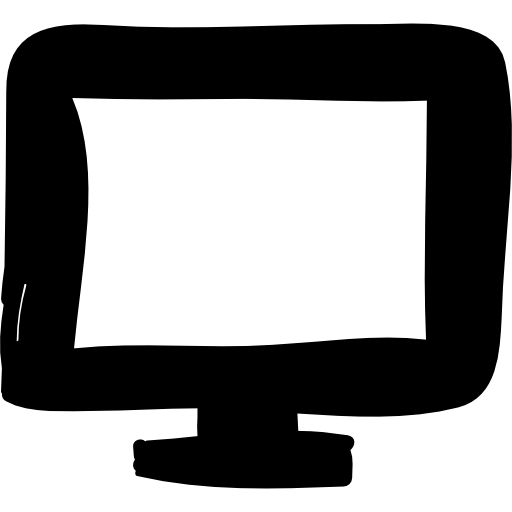 ekran komputera  ikona