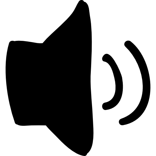 altavoz volumen medio  icono