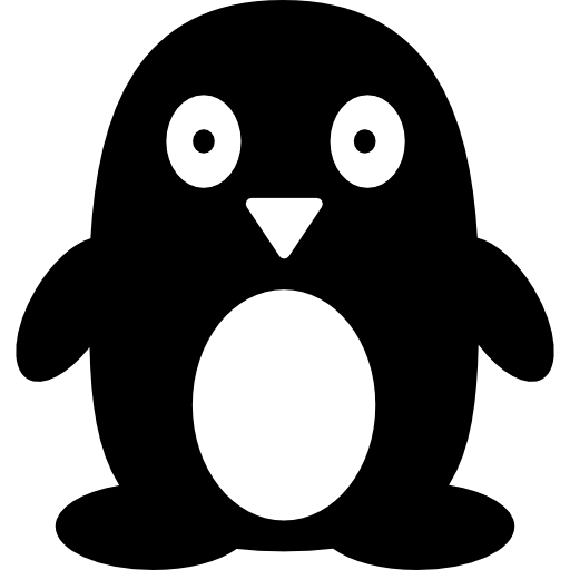 winterse pinguïn  icoon