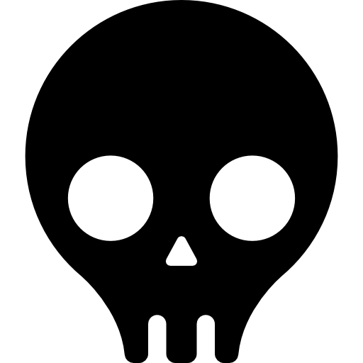 Human skull  icon