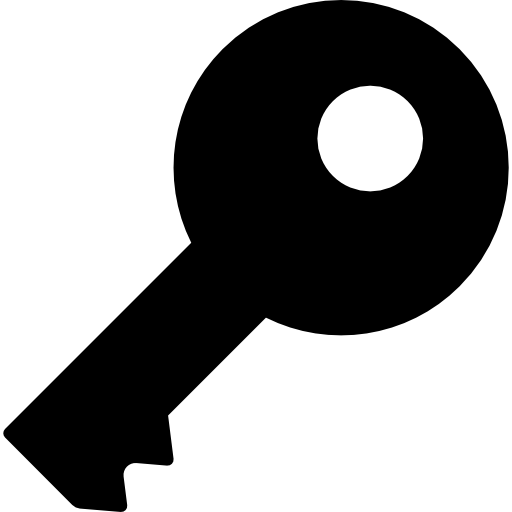 clé de la porte  Icône