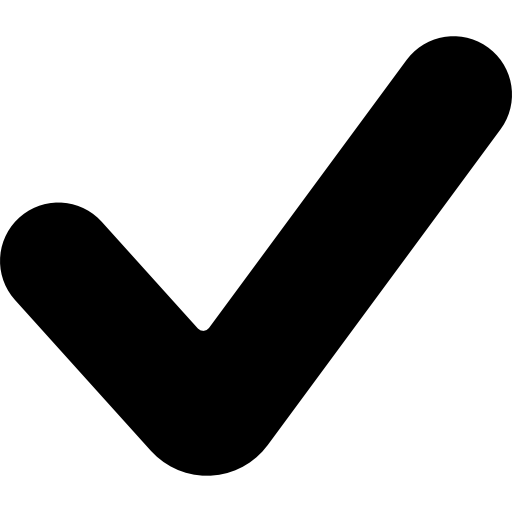 marca de verificación  icono