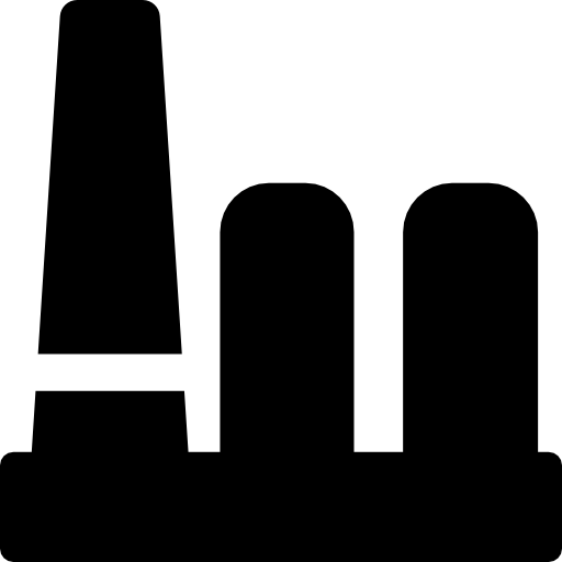 Factory chimneys  icon