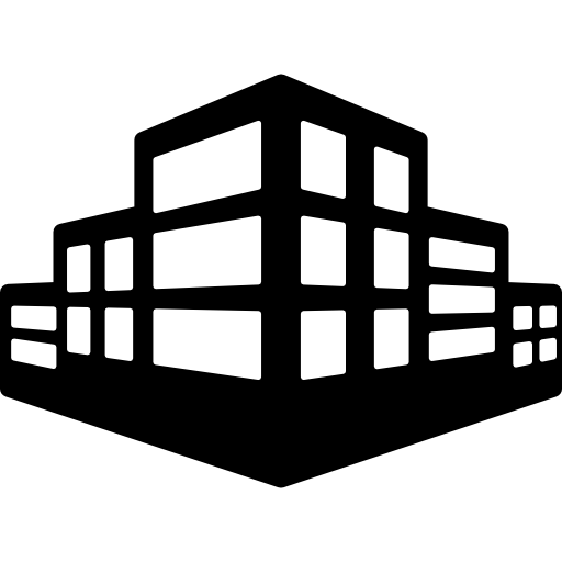 Stepped building  icon