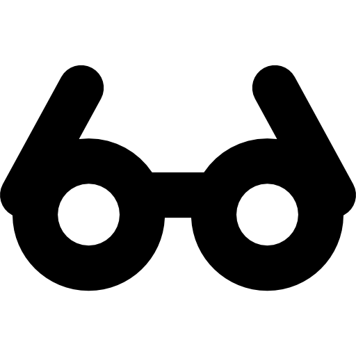 Округлые очки  иконка
