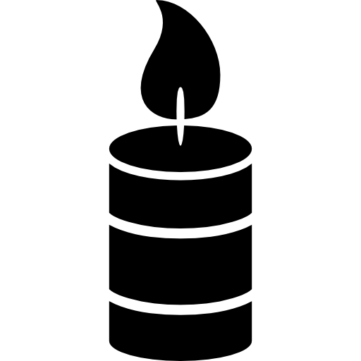 Thanksgiving candle  icon