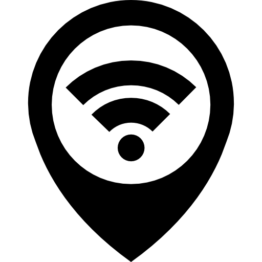 znacznik dostępu do wi-fi  ikona