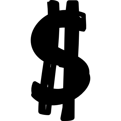 símbolo do dólar  Ícone