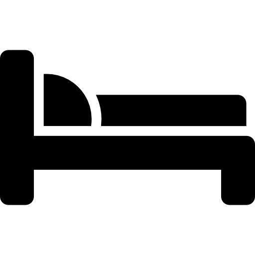 cama de hospital  Ícone