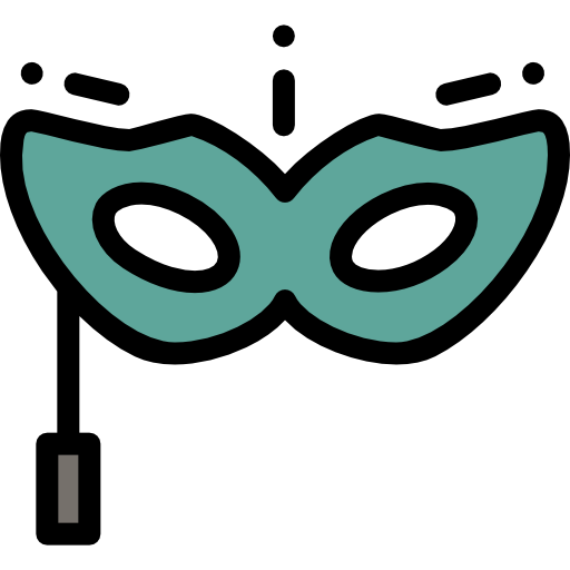 maschera per gli occhi Detailed Rounded Lineal color icona