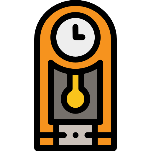 Clock Detailed Rounded Lineal color icon