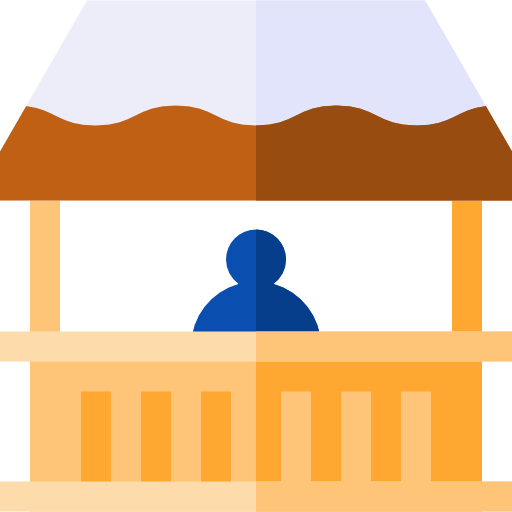tienda Basic Rounded Flat icono