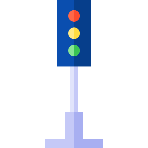 Traffic light Basic Rounded Flat icon