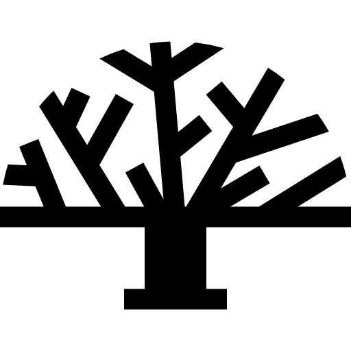 Árbol Basic Rounded Filled icono