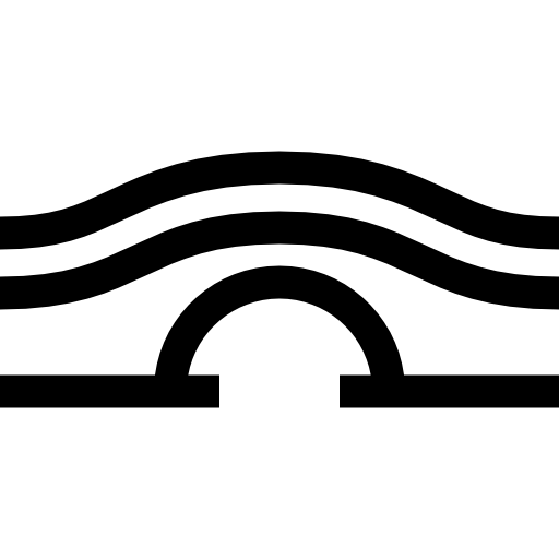 pont Basic Rounded Lineal Icône