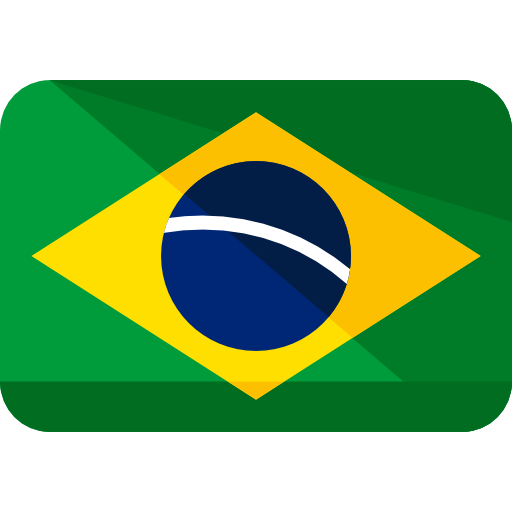 Бразилия Roundicons Flat иконка