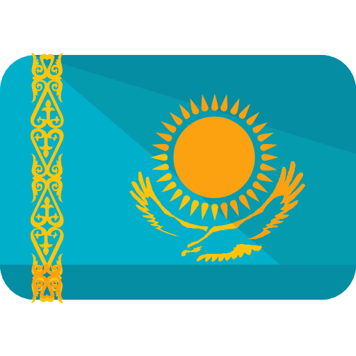 kazachstan Roundicons Flat icoon