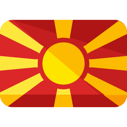 macedonia Roundicons Flat icona