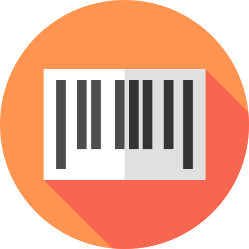 barcode Flat Circular Flat icon