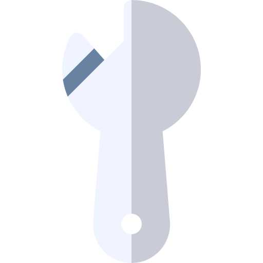 klucz Basic Rounded Flat ikona